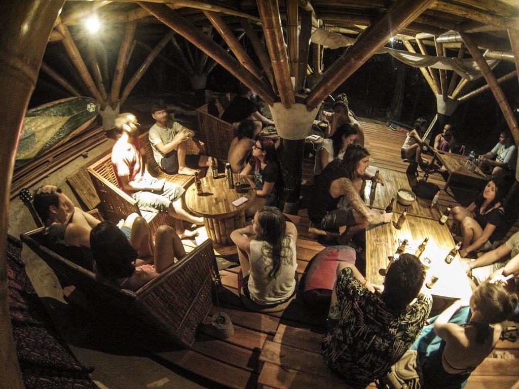 Universo Pol Bamboo Hostel Morro de Sao Paulo Ngoại thất bức ảnh